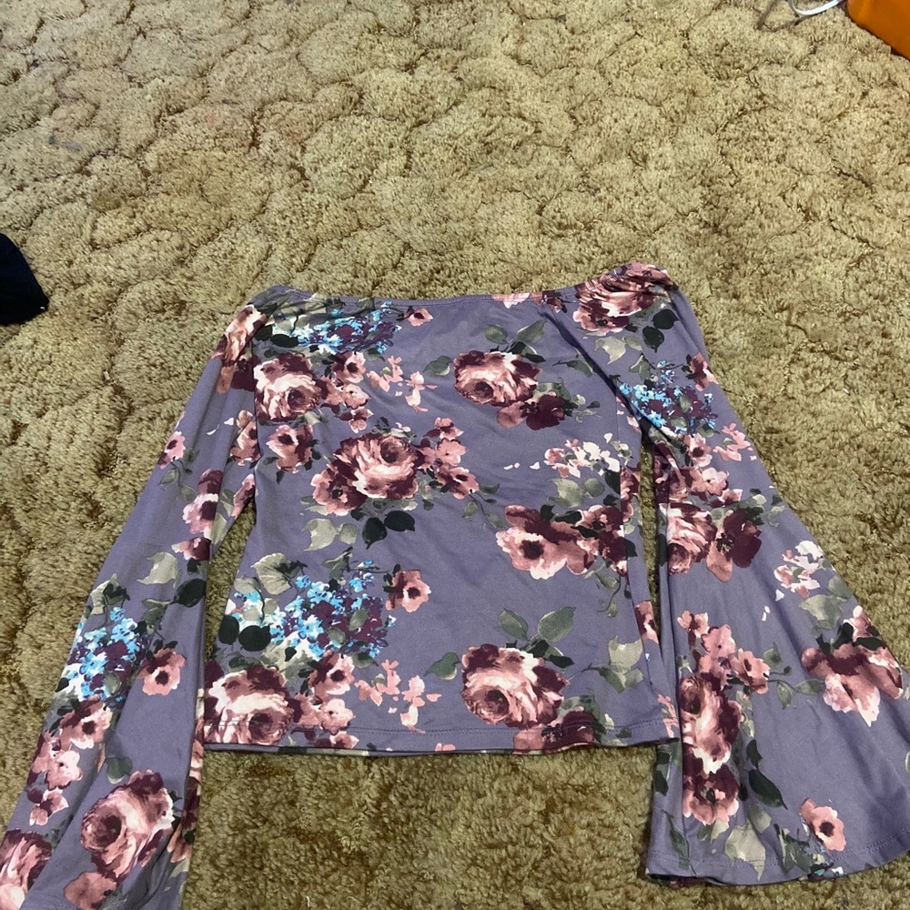 off the shoulder blouse!